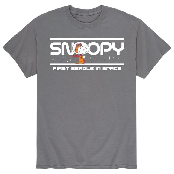 Peanuts - Snoopy First Beagle In Space - Men's Short Sleeve Graphic T-Shirt