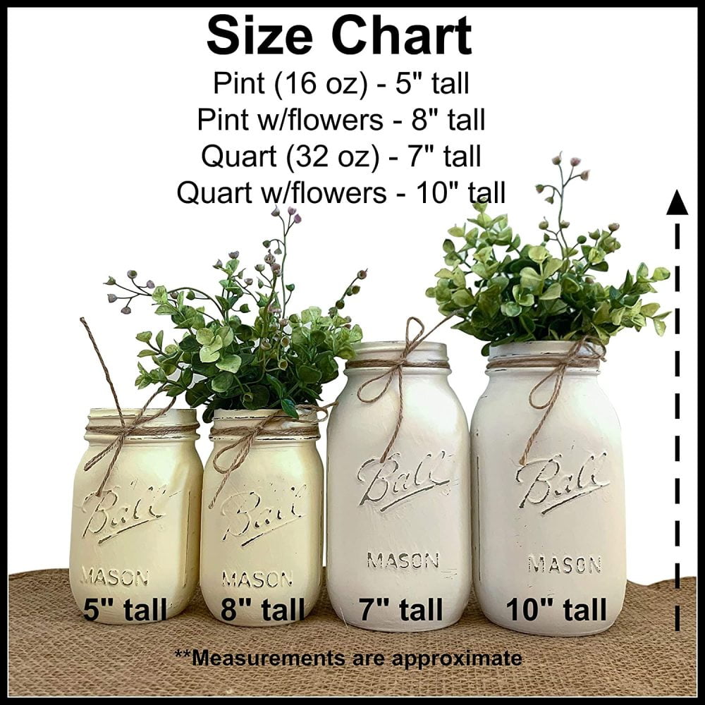 Mason Jar Sizes and How To Use Them - Bellewood Cottage