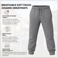 thumbnail image 6 of SOCKS'NBULK 6 Pack of Boys Jogger Bulk Sweatpants, Black Navy Gray, Comfy Lounge Joggers for Kids, 6 of 7