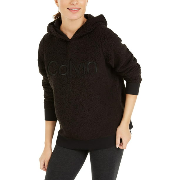 Calvin Klein Performance Womens Logo Fleece Hoodie 