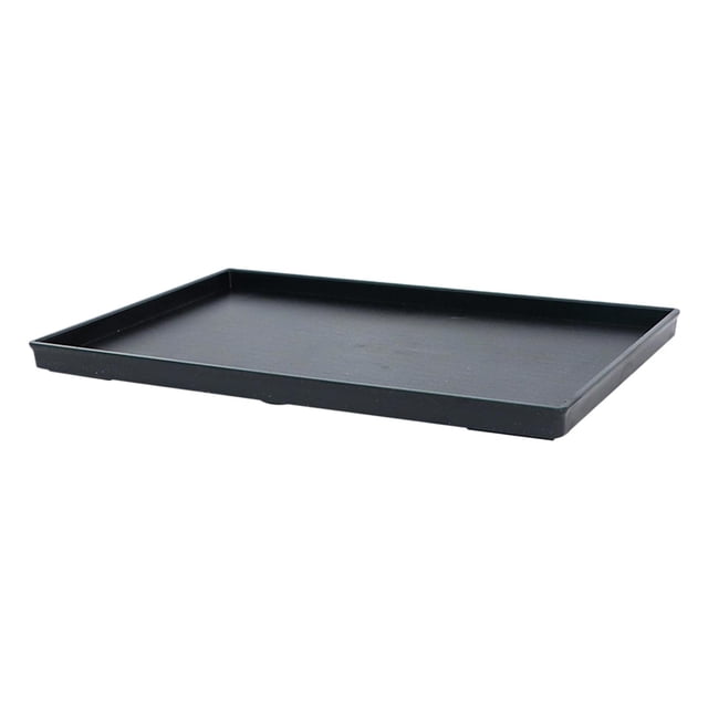 Plato De Servir, Plato De Contenedor De Adorno Para Fiestas, Encimera De Restaurante, Negro Grande Sunnimix Bandeja de servir