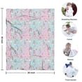 thumbnail image 4 of Pastel Princess Pattern Blanket,Comfortable Soft Flannel Throw Blanket,All Season,Warm Lightweight Blankets for Sofa Bed Couch Living Room Chair,30"x40", 4 of 4