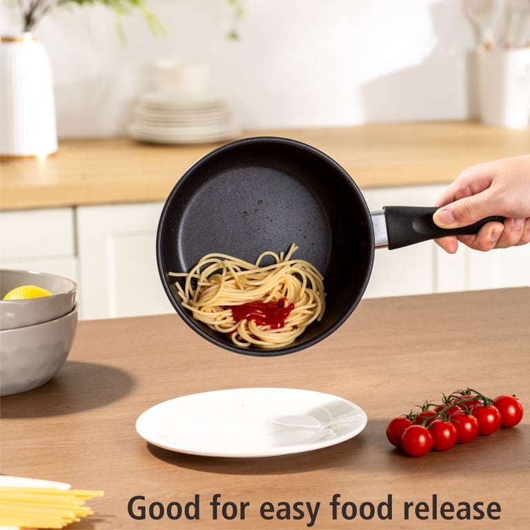 Mainstays 2-Quart Non-Stick Aluminum Saucepan, Black photo 7