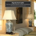 thumbnail image 4 of 26" Chinese Blue & White Porcelain Table Lamp with Shade - Double Happiness, 4 of 7