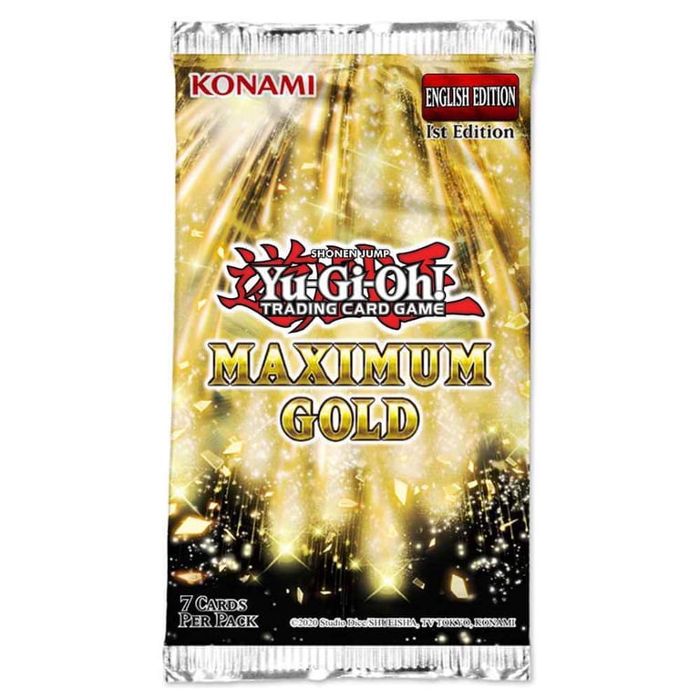 YuGiOh Trading Card Game Maximum Gold DISPLAY Box [5 MINI Boxes