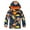 1Orange4, variant on XAOFW Kids Outerwear Coats Rain Jacket Windbreaker Boys Girls Outdoor Camo Hooded Coat Breathable Lightweight Hiking Jacket For Children Youth All Weather Adventure Apparel Long Sleeve Hoodies