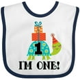 thumbnail image 3 of Inktastic First Birthday Turtle 1 Year Old Boys or Girls Baby Bib, 3 of 4