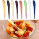 thumbnail image 5 of Pastel Ensalada Cubiertos Hogar Oficina Fruta Tenedor Oro negro, 5 of 5