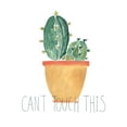 thumbnail image 2 of Vess, June Erica 25x32 White Modern Wood Framed Museum Art Print Titled - Punny Plant I, 2 of 4