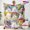 cat2, variant on JYK Soft Plush Flannel Blanket Quilt Style Multi-Colored Sleeping Cats Winter Bed Throw Blanket 30X40inch