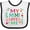 White and Black, variant on Inktastic My Mimi Loves Me Girls Girls Baby Bib