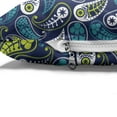 thumbnail image 4 of Paisley Pet Bed, Ethnic Persian Ornamental Leaf Pattern Middle Eastern Floral Traditional, Resistant Pad for Dogs and Cats Cushion with Removable Cover, 24" x 39", Lime Green Night Blue, by Ambesonne, 4 of 4