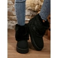thumbnail image 5 of Soft Faux Fur Snow Boots for Women - Winter Warmth & Comfort, Plain Style, 5 of 9