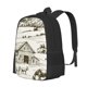 thumbnail image 1 of Balery Farm Animals 2 Mochila para hombre y mujer - Tela Oxford 600D resistente - Gran capacidad, resistente al agua, ideal para la escuela, viajes y senderismo, 1 of 6