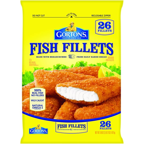 CRUNCHY BREADED FISH FILLETS