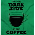 thumbnail image 2 of Come to the Darkside We Have Coffee Womens Fitted Plus Size Graphic Tee Brisco Brands 2X, 2 of 5