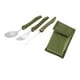 thumbnail image 3 of Cubiertos de campamento portátiles con estuche de transporte Utensilios de cocina Cubiertos plegables Spork Tenedor Cuchillo Conjunto Sunnimix Vajilla al aire libre, 3 of 8