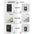 thumbnail image 2 of Diary with Lock, A5 PU Leather Journal with Lock 240 Pages, Vintage Lock Journal Password Protected Notebook with Pen and Gift Box, 8.6 x 5.8 inches, 2 of 5