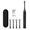 Black, variant on Up to 65% Off Electric Toothbrush 4 Brush Heads, 6 Gears With Bracket And Travel Case, USB Charging Model Electric Toothbrush, Fully Automatic Charging Sound Wave Soft Bristle Brush
