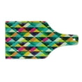 thumbnail image 2 of Indie Cutting Board, Watercolor Triangles Pattern Modern Vibrant Colorful Geometric Grunge Abstract Design, Tempered Glass Cutting and Serving Board, Wine Bottle Shape, Multicolor, by Ambesonne, 2 of 5