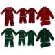 thumbnail image 3 of Pijamas navideños familiares a juego, pijamas de terciopelo verde para bebés, niñas, niños, madres y niños de 6 a 12 años, mujeres adultas, 2022, 3 of 4