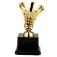 thumbnail image 4 of OULII Golden Plastic Badminton Trophy Award Display for Ceremonies and Sports Events - 1 Piece Commemorative Prize, 4 of 7