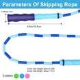 thumbnail image 2 of NAISHIER 6Pcs Jump Rope For Kids, Soft Beaded Jump Rope, Adjustable Length Tangle-Free Segmented Soft Beaded Skipping Rope，for Women, Men and Kids Keeping Fit, Workout and Weight Loss, 2 of 7