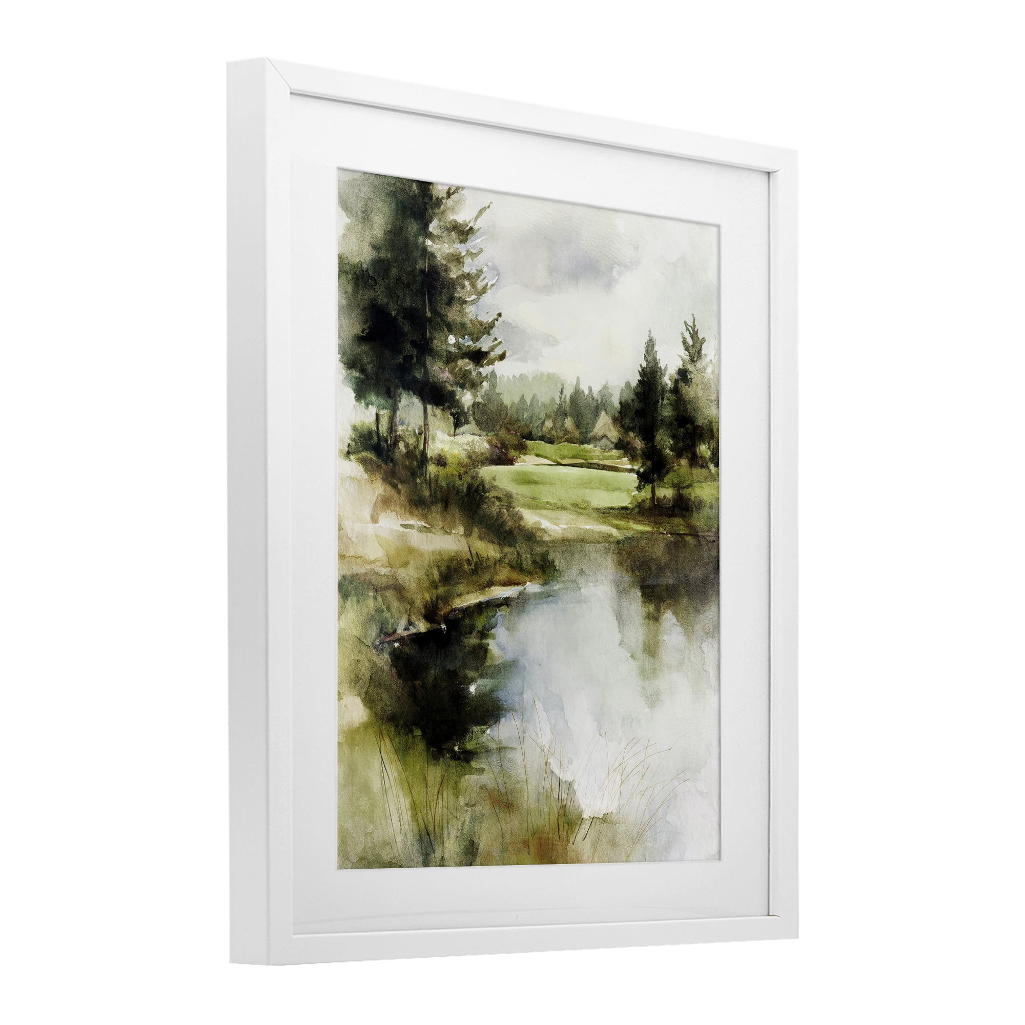 Stupell Industries The Secret Grove White Framed Print Under Glass, design by Svetlana Aleynikova