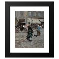 thumbnail image 2 of Giovanni Boldini 15x18 Black Modern Framed Museum Art Print Titled - Crossing the Street (1873-75), 2 of 5