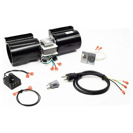 

Drevy FAB-1600 Fireplace Blower Kit for and Superior | Bearing Quiet High Air Flow Energy Efficient
