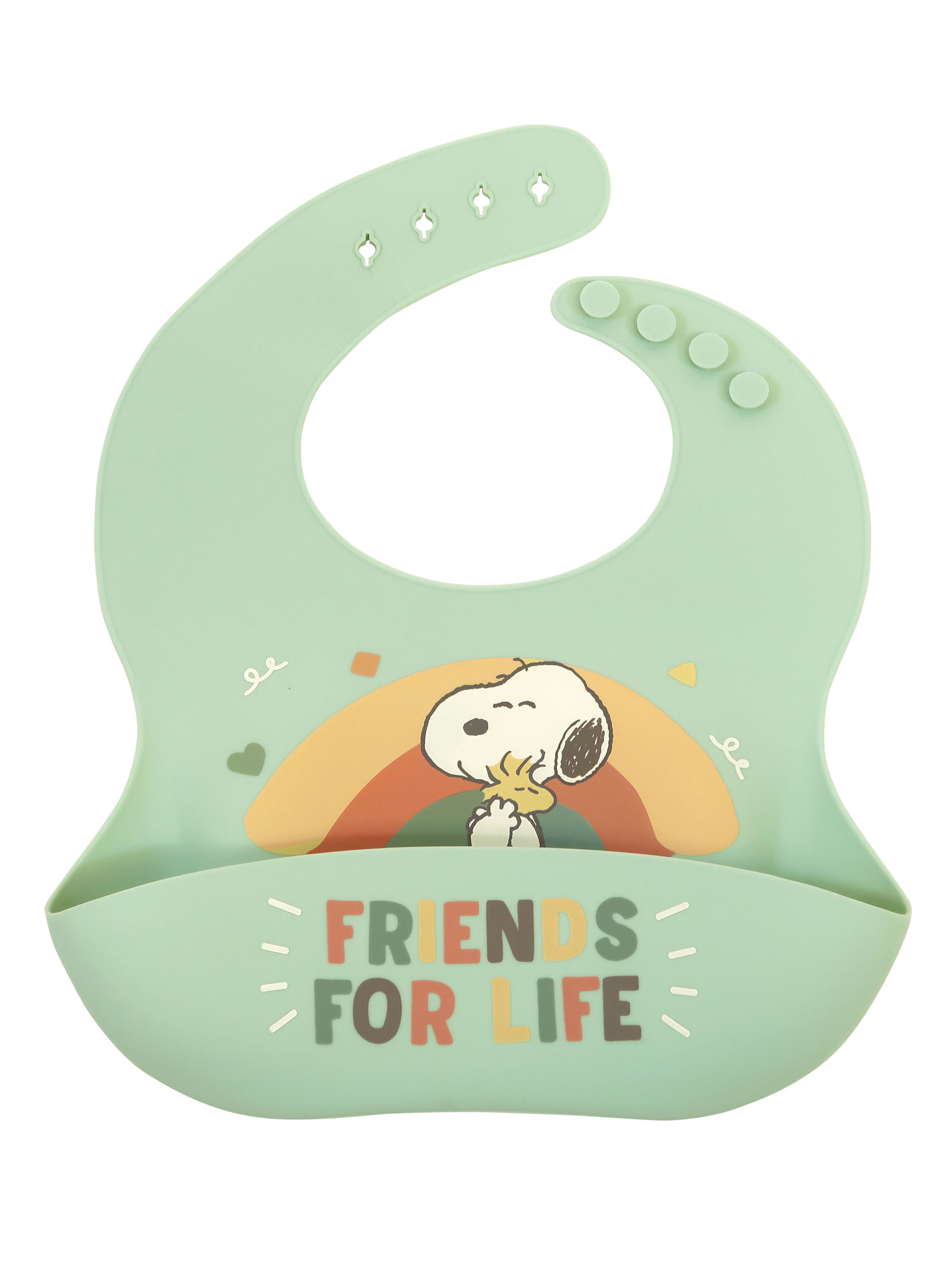 Peanuts Snoopy Silicone Scoop Bib, Unisex photo 2