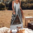 thumbnail image 2 of Christmas Snowmen Design Sleeveless Dress Woman Fashion Long Dresses Women's Summer Suit Dress 2025, 2 of 7