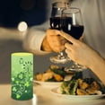 thumbnail image 3 of COEQINE Clover Polka Dot Green LED Flameless Candles Battery Operated with Remote Timer Realistic Electric Candle Pillar Lights Color Changing for St. Patrick's Day Home Indoor Outdoor Decor, 3 of 7