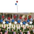 thumbnail image 4 of Decoraciones para el Día de los Caídos, decoraciones para el 4 de julio, decoraciones para el Día de la Independencia, decoraciones para la fiesta del 4 de julio, decoraciones simuladas en magenta, bl, 4 of 6
