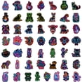 thumbnail image 3 of Pegatinas de neón de nuevo diseño para adultos, paquete de pegatinas de vinilo impermeables para botella de agua, portátil, monopatín, equipaje, funda de teléfono, 50 Uds., 3 of 4