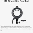 thumbnail image 2 of Soporte Speedlite Godox S2 S-Type Bowens para V1 AD200P, 2 of 8