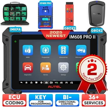 Autel MaxiIM IM608 Pro II & GBOX, APB112, IMKPA, Top Key FOB & Immobilizer Programming Tool, Diagnostic Scanner, 40  Service, ECU Coding