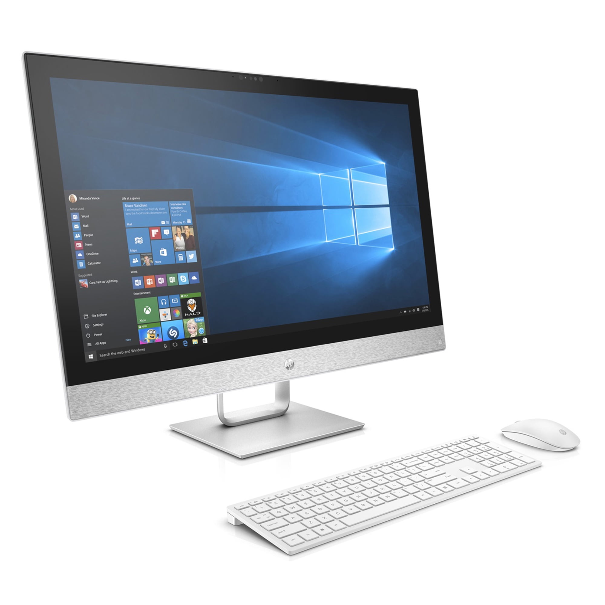 HP FACTORY RECERTIFIED PAVILION 27R119 PC AIO Desktop, I58400T, INTEL