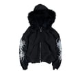thumbnail image 4 of Mens Hoodie Fall Tops Street Graphic Long Sleeve Print Design Mens Casual Clothing,Black,XL, 4 of 4