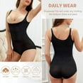 thumbnail image 6 of VASLANDA Womens Open Bust Shapewear Bodysuit Tummy Control Shaping Bodysuit Full Body Shaper Slimmer Briefer, 6 of 6