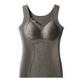 thumbnail image 2 of Ropa interior térmica para mujer, sujetador sin espalda de encaje de color cálido de invierno con almohadillas extraíbles, ropa interior integrada con forro polar, capa base, ropa interior cálida, suj, 2 of 9