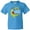 Pacific Blue, variant on Inktastic 100 Days of School Cute Green Dinosaur Youth T-Shirt