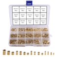 thumbnail image 1 of Injection Molding Threaded Heat Set Inserts, Metal Threads For Plastic 3D Printing, 330-Pack, 1 of 5
