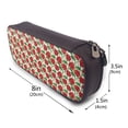 thumbnail image 3 of Lsque Rose Flowers Printed Big Capacity PU Leather Pencil Case Large Pencil Pouch Stationery Pen Bag Pencil Holder for Teen, 3 of 6