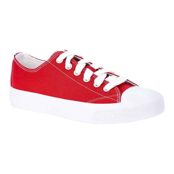 No Boundaries Classic Lace Up Sneakers, Wide Width Available, Womens