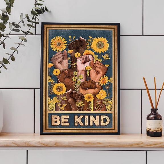 DIANANA Be kind poster, Classroom Decor Diversity Inclusion All Are Welcome Sign, Equality Print, Be kind print