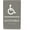 Clean Grey, variant on ADA CENTRAL SIGNS -6"X9" Accessible Sign – ADA Compliant Tactile Graphics Grade 2 Braille Text Wall Signs - Handicap Disabled Wheelchair Easy Access Sign for Office, Business, and Apartment