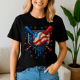 thumbnail image 2 of 4Th Of July ,Baseball Drip Patriotic American Flag, Baseball Shirt,Game Day Shirt,Game Day Baseball, American Baseball, 2 of 5