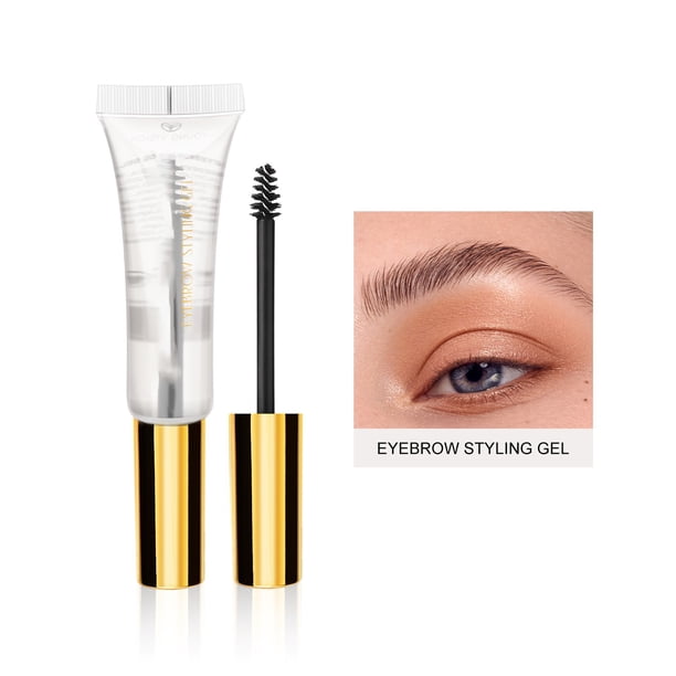 Fiudx Ofertas de la semana Gel para cejas tridimensional que da forma a las cejas Fórmulas en gel para cejas Eyebrow Wilds Fijación de color natural sin halos Crema para cejas