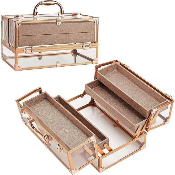 Frenessa Estuche para tren de maquillaje, caja de almacenamiento de cosméticos Frenessa 1